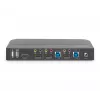 DIGITUS KVM-kytkin, 2x1 DP, DP/HDMI Out, USB 4Kx2K@60Hz