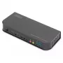 DIGITUS KVM-kytkin, 2x1 DP, DP/HDMI Out, USB 4Kx2K@60Hz