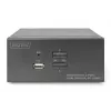 DIGITUS KVM-kytkin, 2 porttia, kahden näytön tuki, 4K, HDMI