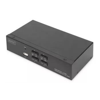 KVM-kytkin Digitus 4 porttia yhden näytön 4K HDMI