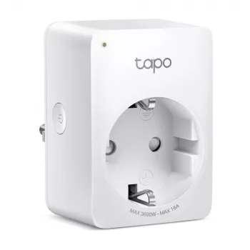 TP-Link Tapo Mini Smart Wi-Fi pistorasia, energianseuranta, sisäkäyttöön, valkoinen, koti, toimisto, tila, Android, iOS, langaton