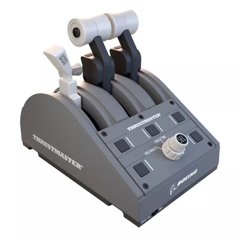 Thrustmaster TCA Quadrant Boeing Edition harmaa USB joystick PC, Xbox, Xbox One X, Xbox Series S