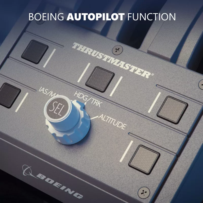 Thrustmaster TCA Quadrant Boeing Edition harmaa USB joystick PC, Xbox, Xbox One X, Xbox Series S