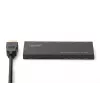 DIGITUS Ultra Slim HDMI-jakaja, 1x4, 4K/60Hz HDR, HDCP 2.2, 18 Gbps, Micro USB -virralla