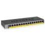 NETGEAR GS116LP hallitsematon Gigabit Ethernet (10/100/1000) Power over Ethernet (PoE) musta