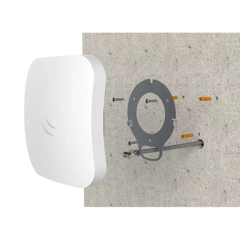 MIKROTIK langaton tukiasema Power Over Ethernet valkoinen