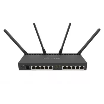 MIKROTIK langaton reititin - Rb4011igs+5hacq2hnd-ingigabit Ethernet Dual-band (2.4 GHz / 5 GHz) musta