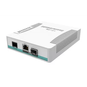 Verkkokytkin MikroTik CRS106-1C-5S – 5× Gigabit RJ-45, 5× SFP, PoE, 30V DC