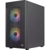 Aerocool HEXFORMBKV2 Micro ATX -tietokonekotelo 3 tuuletinta FRGB musta