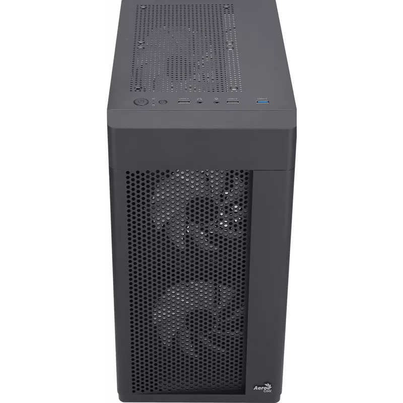 Aerocool HEXFORMBKV2 Micro ATX -tietokonekotelo 3 tuuletinta FRGB musta