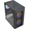 Aerocool HEXFORMBKV2 Micro ATX -tietokonekotelo 3 tuuletinta FRGB musta