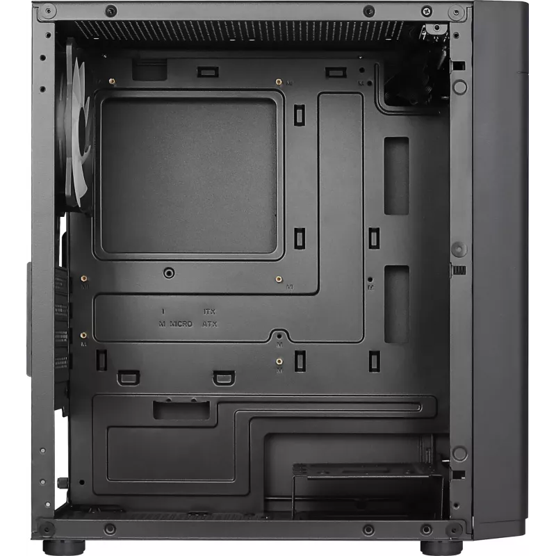 Aerocool HEXFORMBKV2 Micro ATX -tietokonekotelo 3 tuuletinta FRGB musta