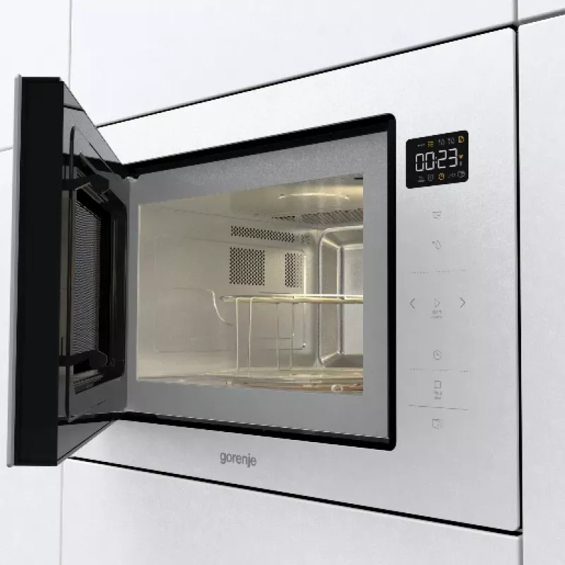 Gorenje BM251SG2WG valkoinen grillimikroaaltouuni sisäänrakennettu 25 L 900 W