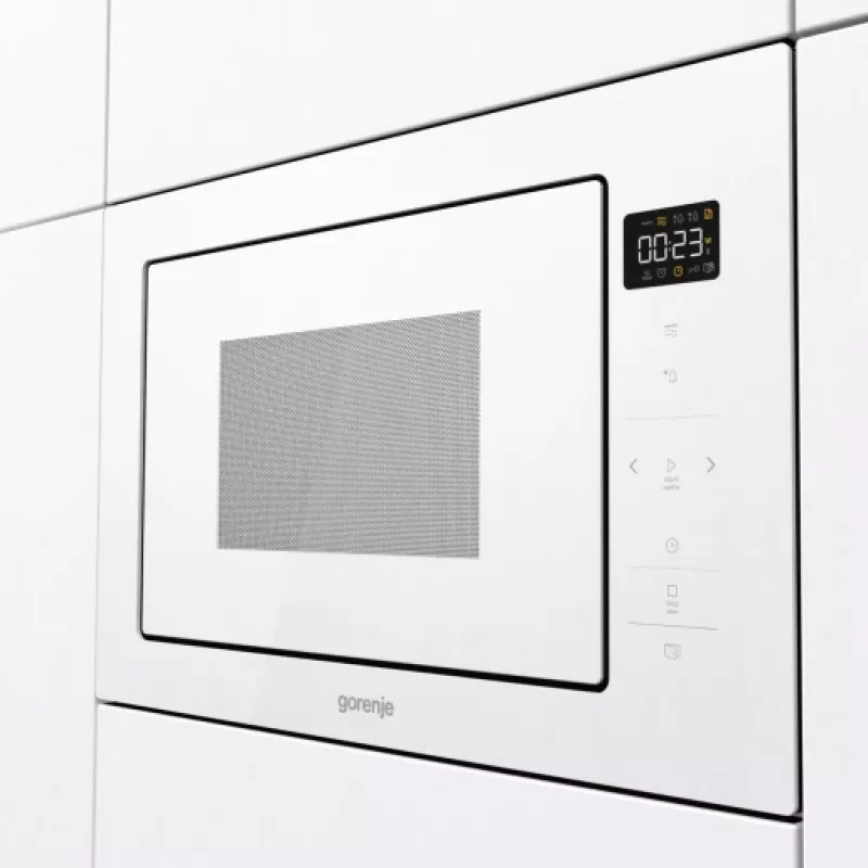 Gorenje BM251SG2WG valkoinen grillimikroaaltouuni sisäänrakennettu 25 L 900 W
