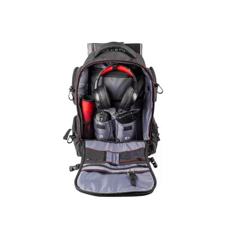 GENESIS Pallad 550 43,9 cm (17,3 tuumaa) reppu musta, punainen