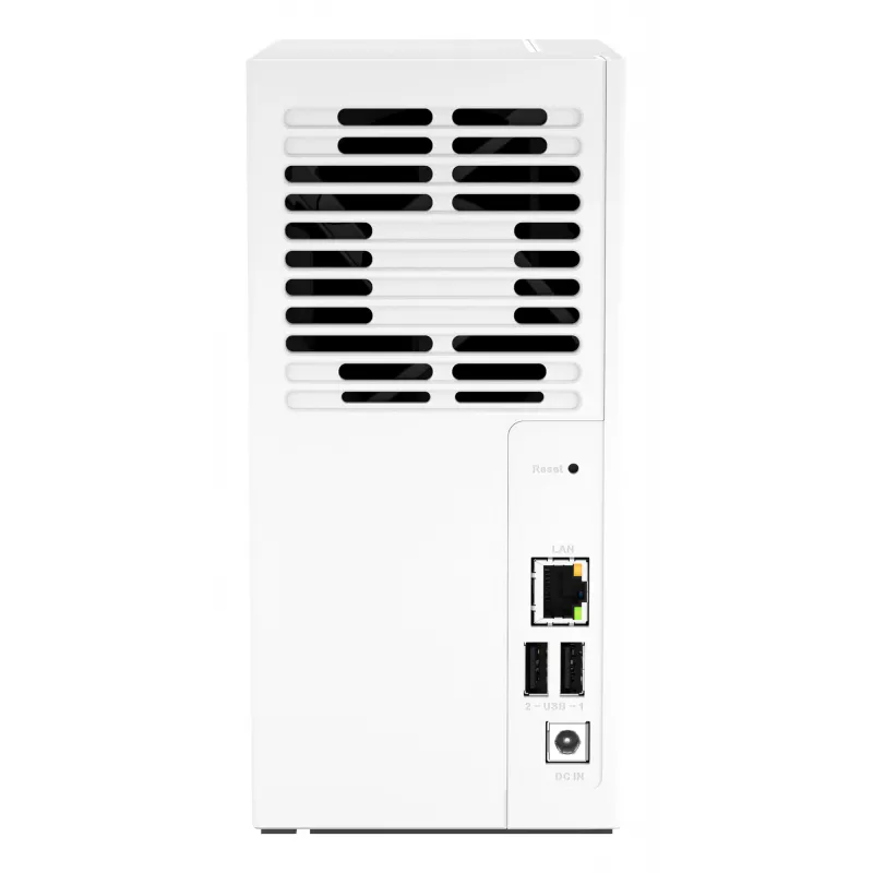 QNAP TS-233 NAS/tallennuspalvelin Tower ARM Cortex-A55 2 GB 0 TB QNAP QTS valkoinen