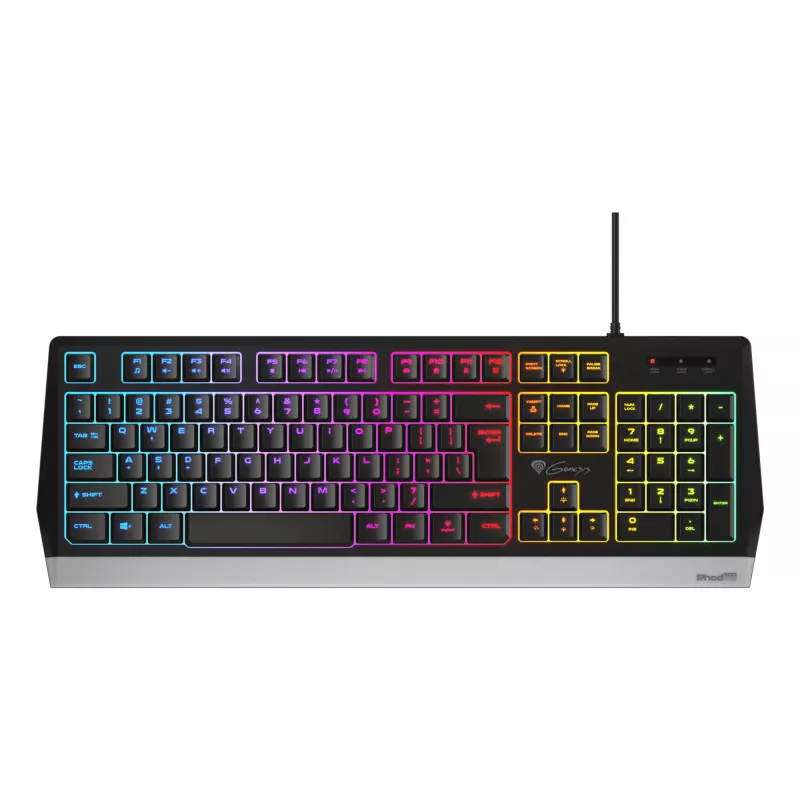 GENESIS Rhod 300 RGB näppäimistö pelaaminen USB QWERTY englanti musta