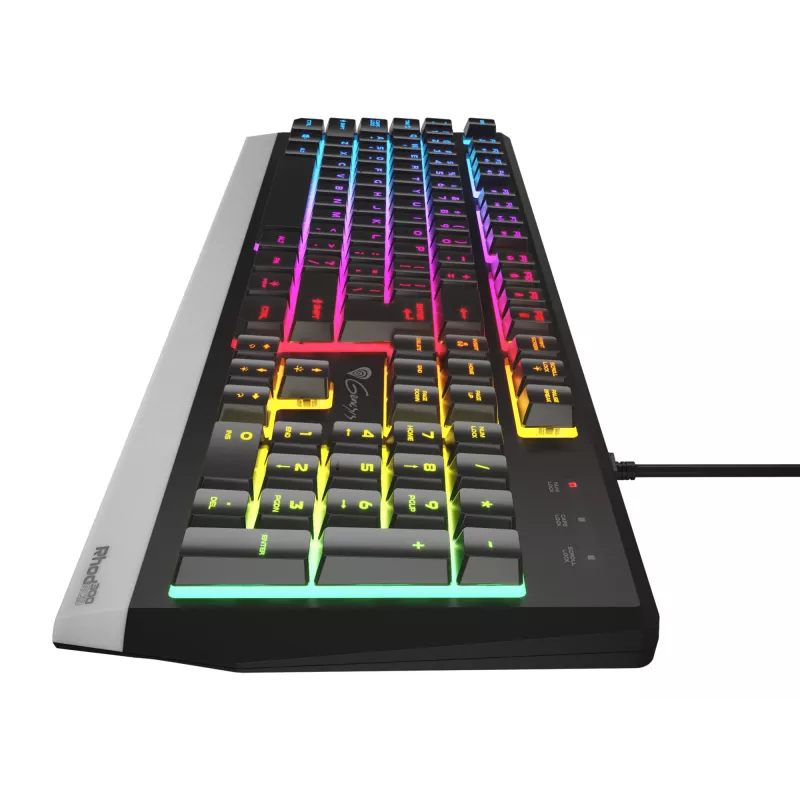 GENESIS Rhod 300 RGB näppäimistö pelaaminen USB QWERTY englanti musta
