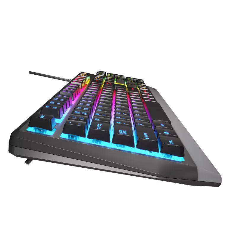 GENESIS Rhod 300 RGB näppäimistö pelaaminen USB QWERTY englanti musta