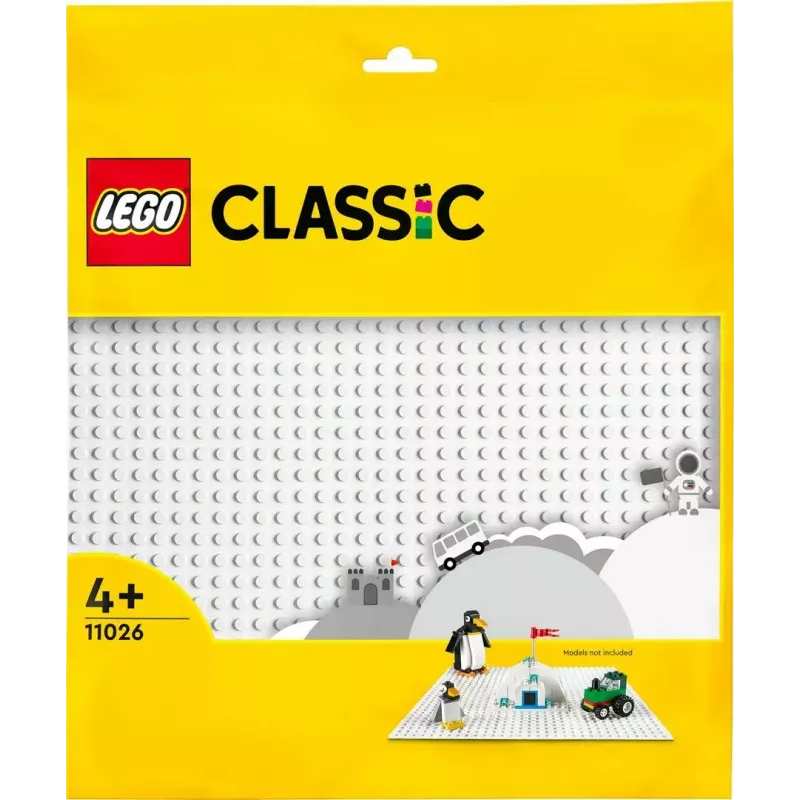 Rakennuslevy LEGO 11026 — peruslevy 32x32 nastaa, valkoinen