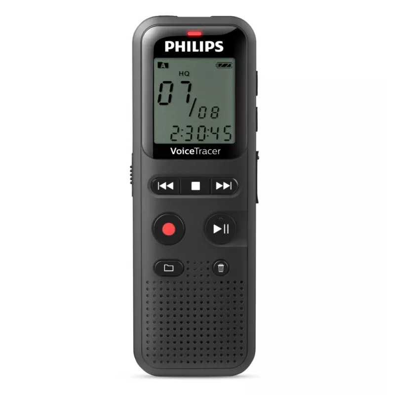 Philips VoiceTracer 8 kHz musta