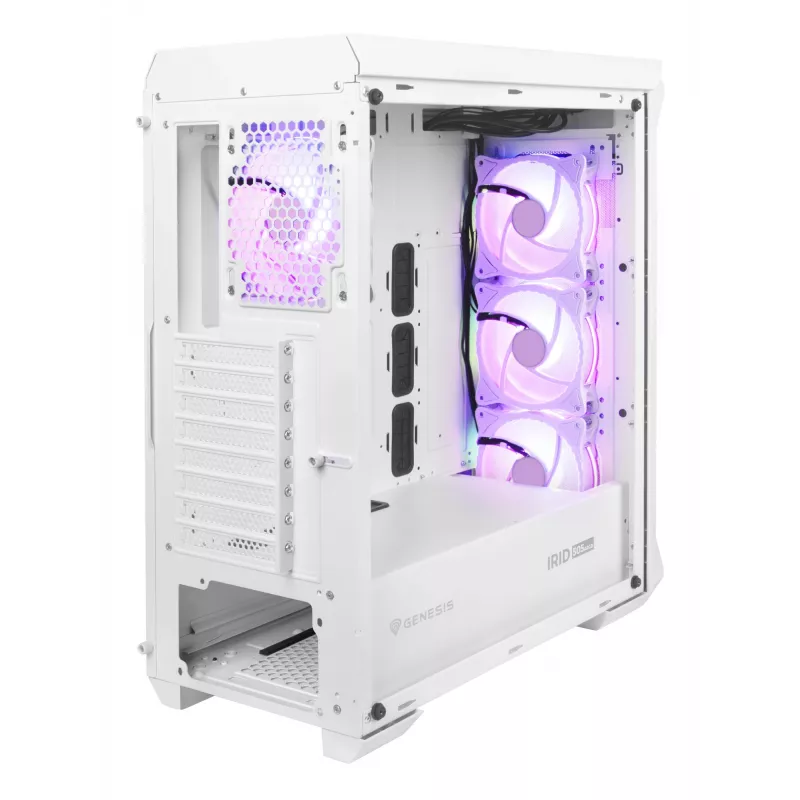 GENESIS Irid 505 ARGB Midi Tower valkoinen