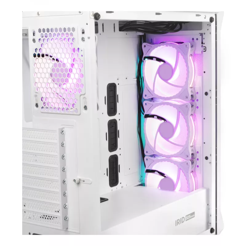 GENESIS Irid 505 ARGB Midi Tower valkoinen