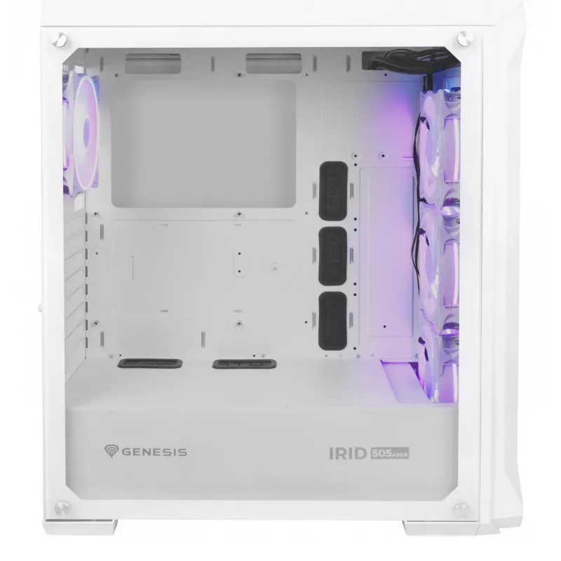 GENESIS Irid 505 ARGB Midi Tower valkoinen