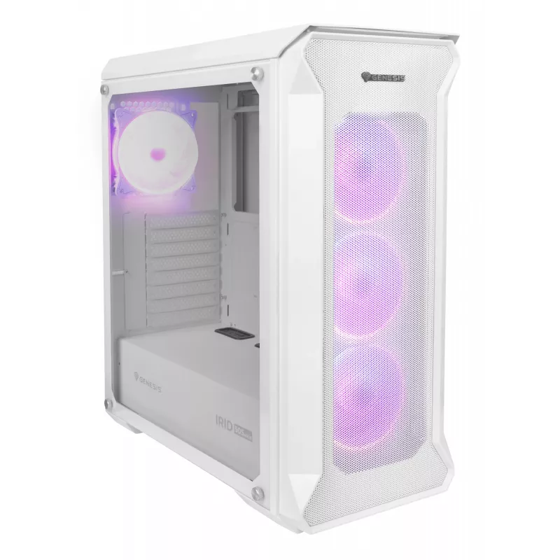 GENESIS Irid 505 ARGB Midi Tower valkoinen