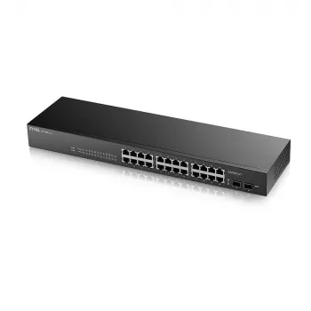 Zyxel GS-1900-24 v2 Managed L2 Gigabit Ethernet (10/100/1000) 1U musta