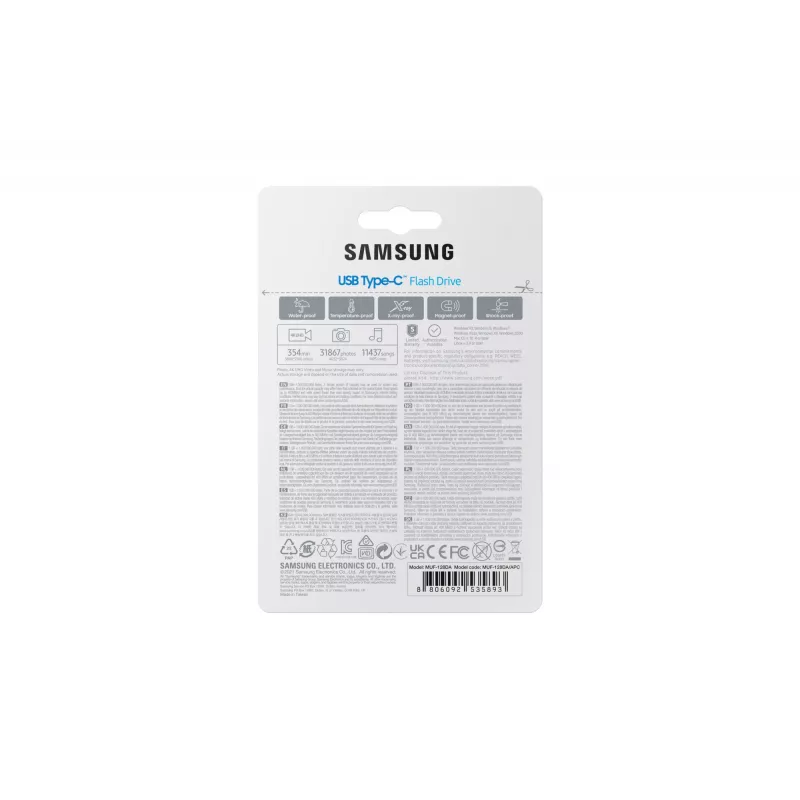 Samsung MUF-128DA USB-muistitikku 128 GB USB Type-C 3.2 Gen 1 (3.1 Gen 1) sininen
