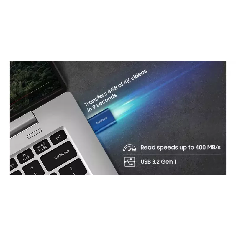 Samsung MUF-64DA USB-muistitikku 64 GB USB Type-C 3.2 Gen 1 (3.1 Gen 1) sininen