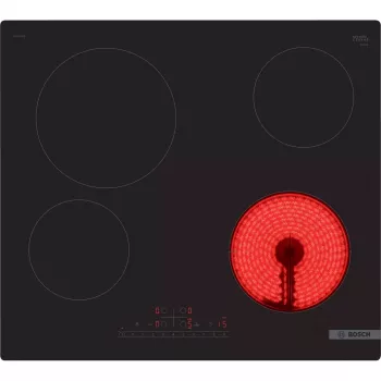 Bosch Serie 6 PKE611FP2E liesi musta kalusteisiin asennettava 60 cm keraaminen liesi 4 keittoaluetta