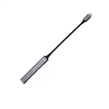 i-tec metalli USB-C-keskitin 1x USB 3.0 + 3x USB 2.0, USB 3.2 Gen 1 (3.1 Gen 1) Type-C, USB 2.0, USB 3.2 Gen 1 (3.1 Gen 1) Type-A, metallinen, metalli, 0,19 m, Android