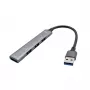 i-tec metalli USB 3.0 -keskitin 1x USB 3.0 + 3x USB 2.0