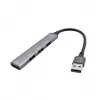 i-tec metalli USB 3.0 -keskitin 1x USB 3.0 + 3x USB 2.0