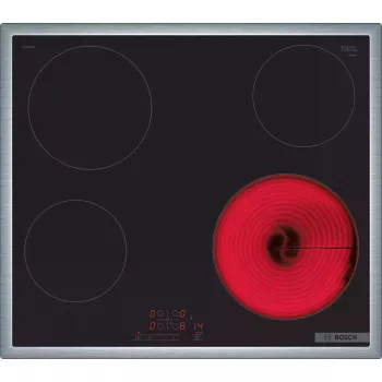 Bosch Serie 4 PKE645BB2E keittotaso musta kalusteisiin 60 cm lasikeraaminen keittotaso 4 vyöhykettä
