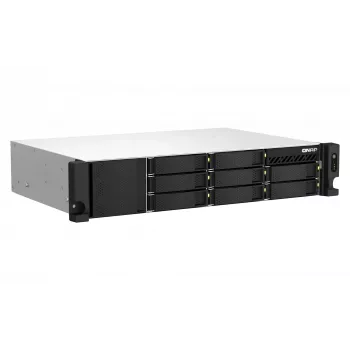 QNAP TS-873AEU-4G NAS/tallennuspalvelin rack (2U) Ryzen Embedded V1500B 4 GB DDR4 0 TB QuTS hero Black