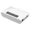 DIGITUS 2-porttinen USB 2.0 WLAN-verkkopalvelin NAS USB-keskitin tulostinpalvelin