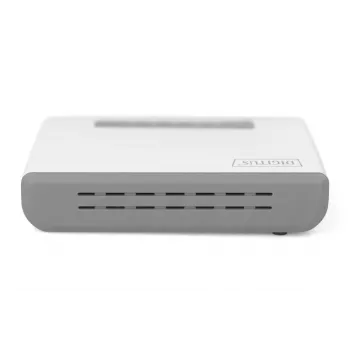 DIGITUS 2-porttinen USB 2.0 WLAN-verkkopalvelin NAS USB-keskitin tulostinpalvelin