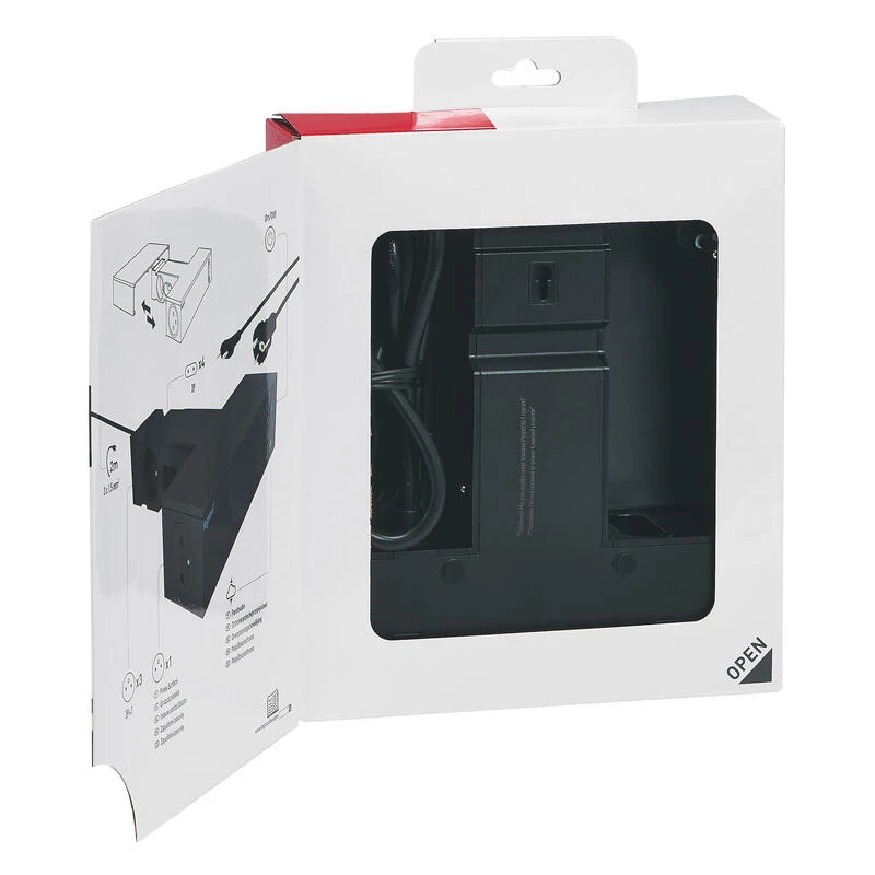 Legrand 049430 jatkojohto 2 m 8 pistorasiaa sisäkäyttöön musta