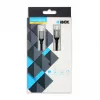 USB-C–USB-C-kaapeli IBOX IKUMTC31G2 USB 3.2 Gen 2, 1 m, musta