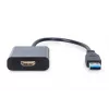 DIGITUS USB 3.0 - HDMI-sovitin tulo USB, lähtö HDMI, resoluutio jopa 1080p