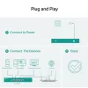 Hallitsematon kytkin TP-Link TL-SX105 5-porttinen 10G pöytäkytkin