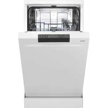Vapaasti seisova astianpesukone Gorenje GS520E15W — 9 astiastosarjaa, 47 dB, 448×600×845 mm, 9 L/pesukerta