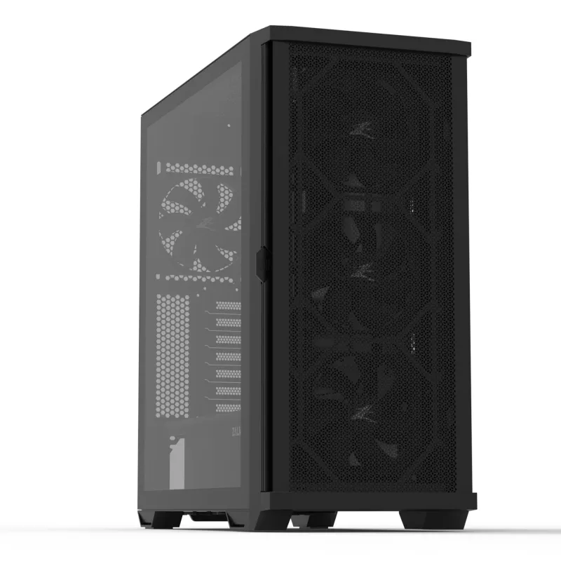 Zalman Z10 tietokonekotelo Midi-Tower musta