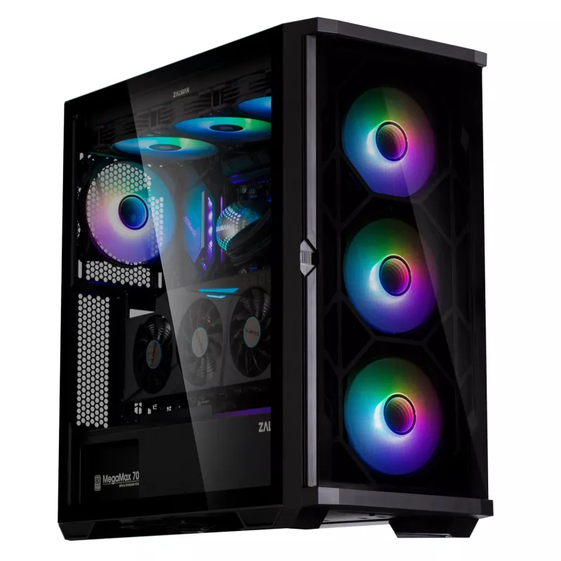 Zalman Z10 DUO PC-kotelo Midi Tower musta