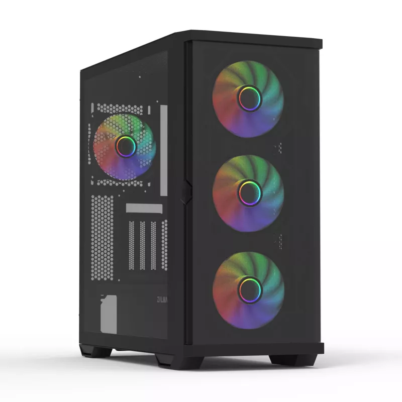 Zalman Z10 DUO PC-kotelo Midi Tower musta