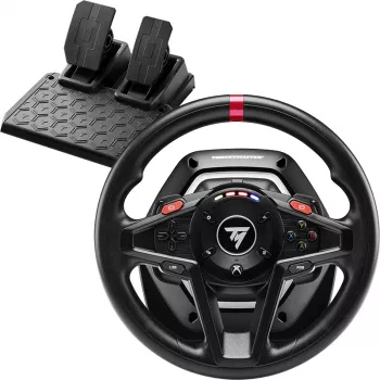 Thrustmaster T128 musta USB-ohjauspyörä + polkimet analoginen PC 4460184