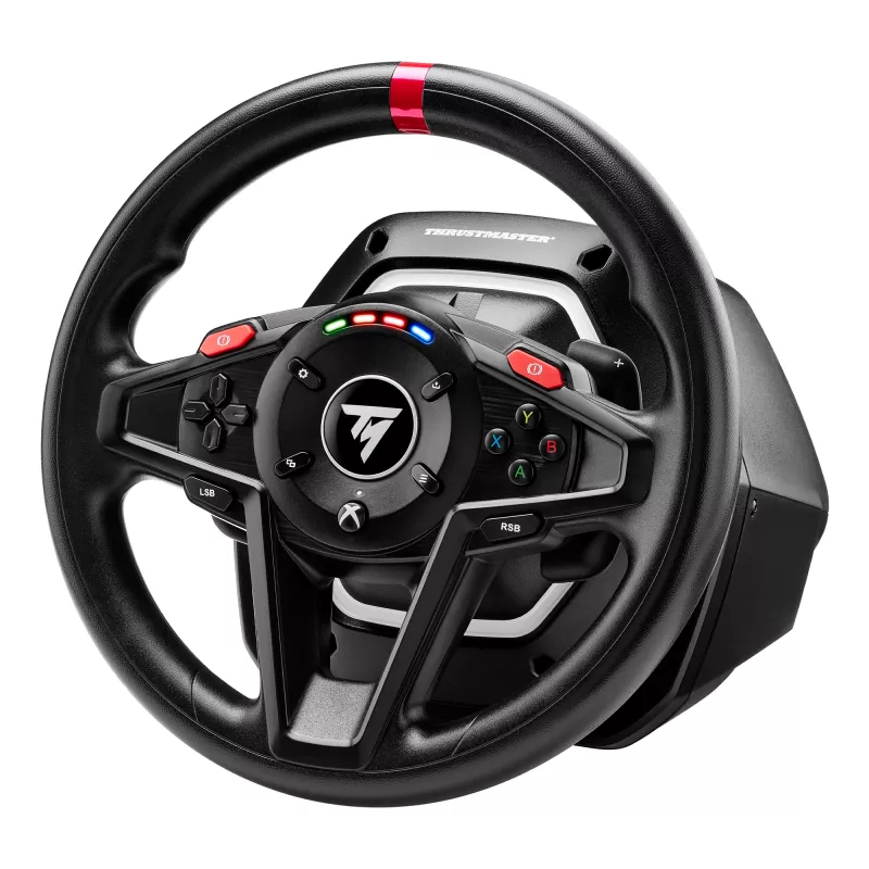 Thrustmaster T128 musta USB-ohjauspyörä + polkimet analoginen PC 4460184